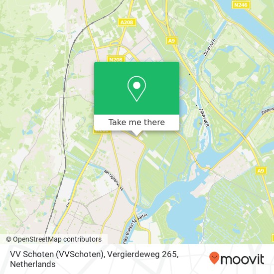 VV Schoten (VVSchoten), Vergierdeweg 265 Karte