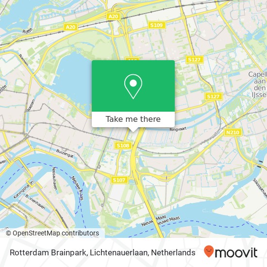 Rotterdam Brainpark, Lichtenauerlaan map