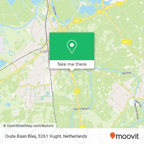 Oude Baan Bleij, 5261 Vught map