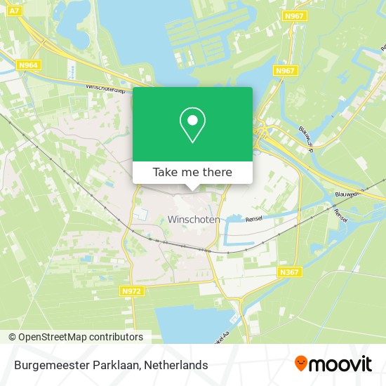 Burgemeester Parklaan map