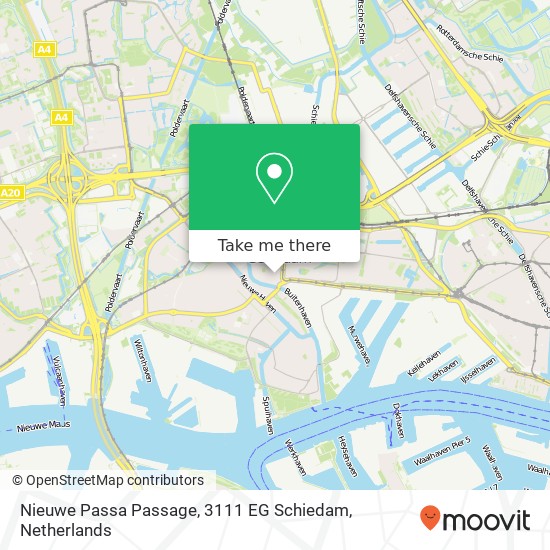 Nieuwe Passa Passage, 3111 EG Schiedam map