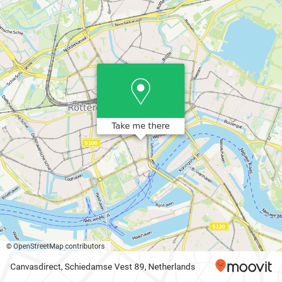 Canvasdirect, Schiedamse Vest 89 Karte