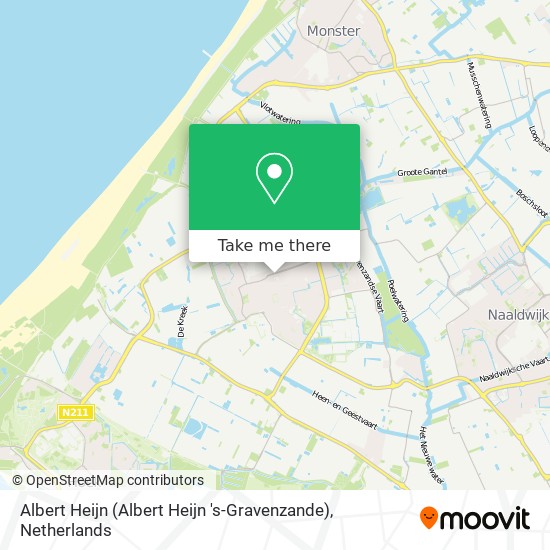 Albert Heijn (Albert Heijn 's-Gravenzande) map