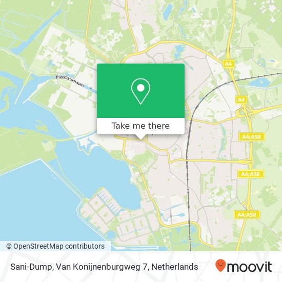 Sani-Dump, Van Konijnenburgweg 7 map