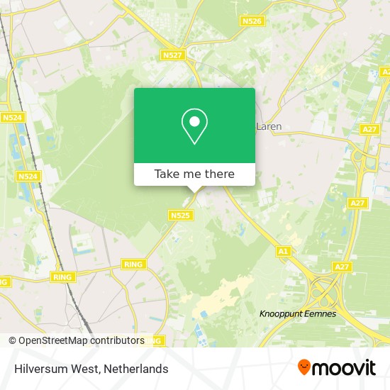 Hilversum West map