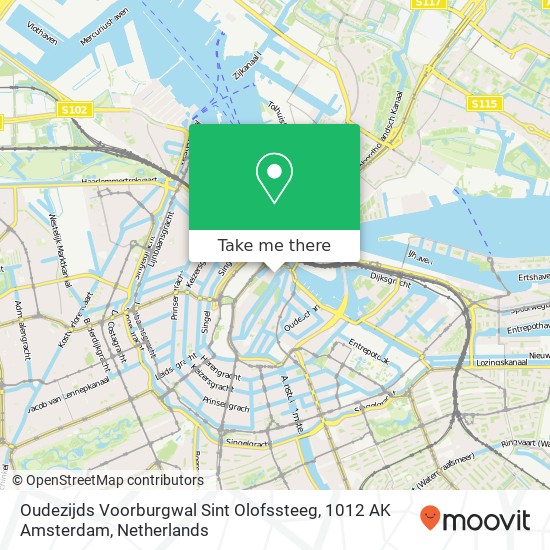 Oudezijds Voorburgwal Sint Olofssteeg, 1012 AK Amsterdam map