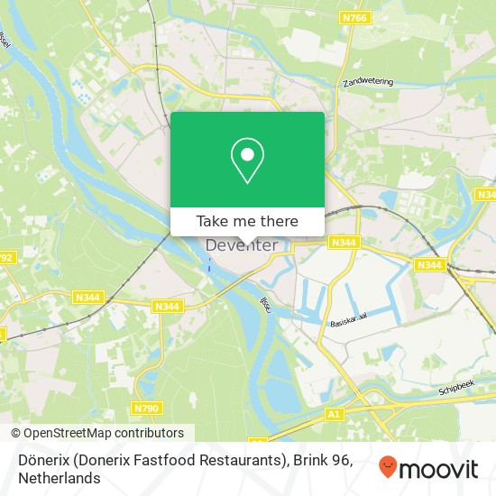 Dönerix (Donerix Fastfood Restaurants), Brink 96 map