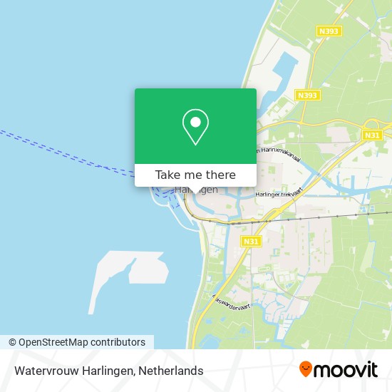 Watervrouw Harlingen map