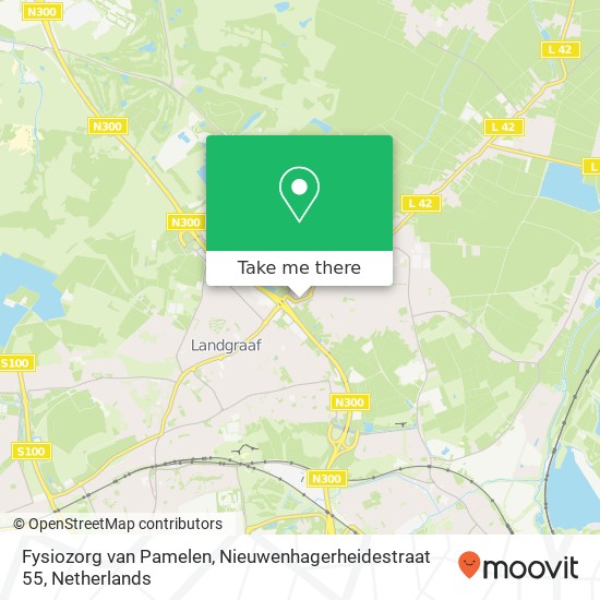 Fysiozorg van Pamelen, Nieuwenhagerheidestraat 55 map