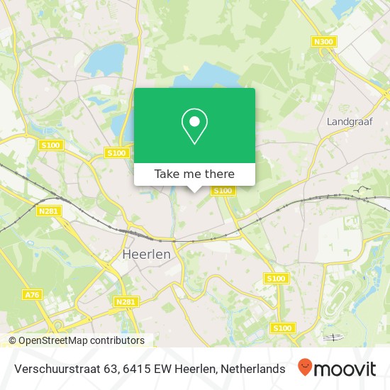 Verschuurstraat 63, 6415 EW Heerlen map
