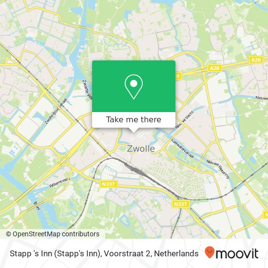 Stapp 's Inn (Stapp's Inn), Voorstraat 2 map