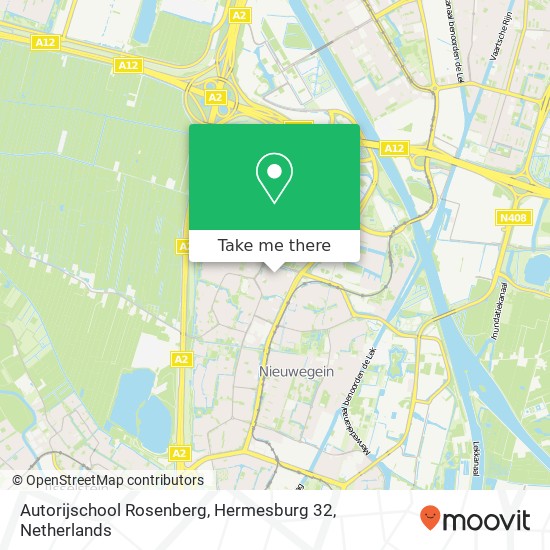 Autorijschool Rosenberg, Hermesburg 32 map