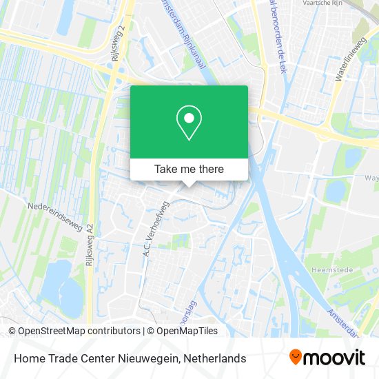 Home Trade Center Nieuwegein map