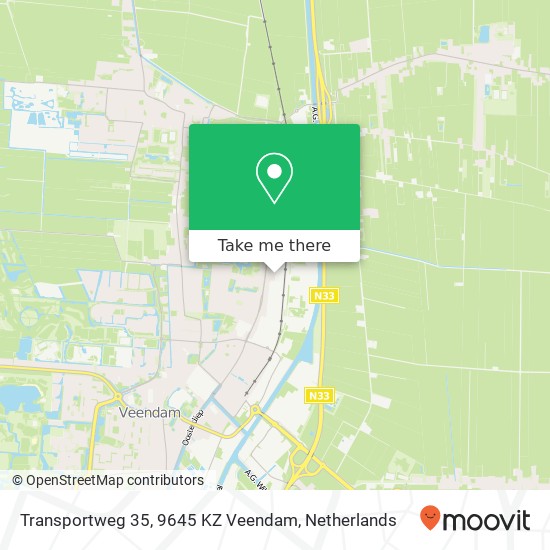 Transportweg 35, 9645 KZ Veendam map