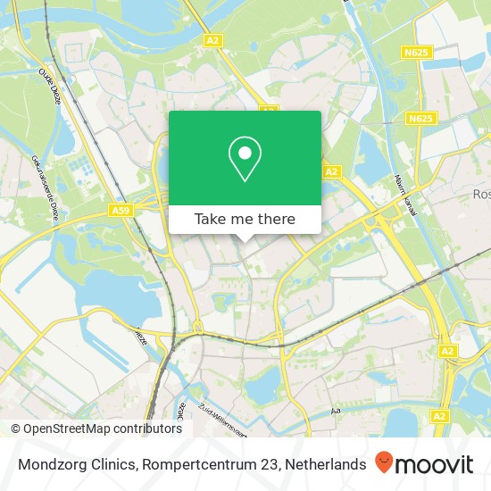 Mondzorg Clinics, Rompertcentrum 23 map