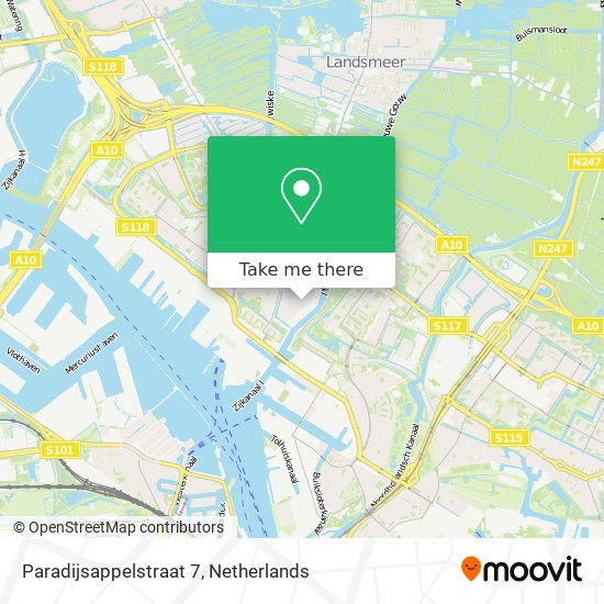 Paradijsappelstraat 7 map