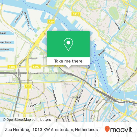 Zaa Hembrug, 1013 XW Amsterdam map