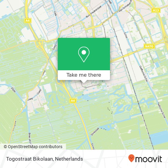 Togostraat Bikolaan map