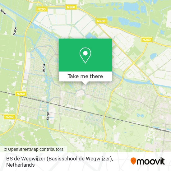 BS de Wegwijzer (Basisschool de Wegwijzer) Karte