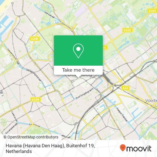 Havana (Havana Den Haag), Buitenhof 19 map