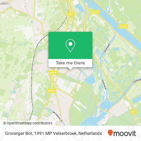 Groninger Bot, 1991 MP Velserbroek map