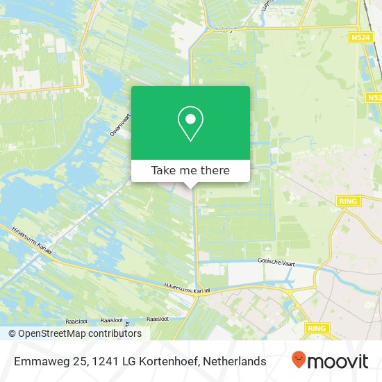 Emmaweg 25, 1241 LG Kortenhoef map