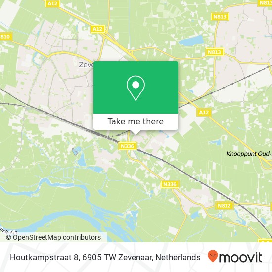 Houtkampstraat 8, 6905 TW Zevenaar map