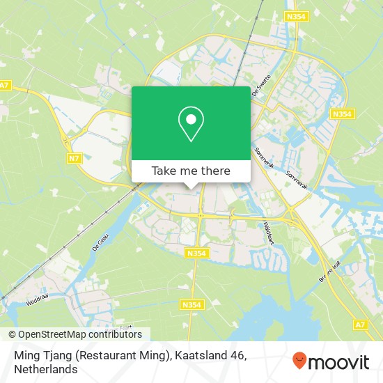 Ming Tjang (Restaurant Ming), Kaatsland 46 Karte