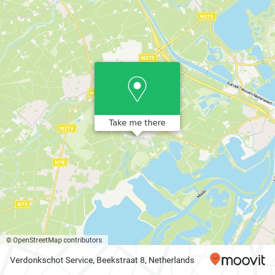 Verdonkschot Service, Beekstraat 8 map