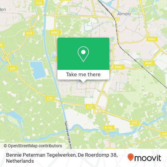 Bennie Peterman Tegelwerken, De Roerdomp 38 map