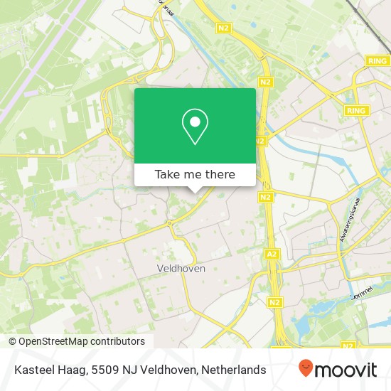 Kasteel Haag, 5509 NJ Veldhoven map