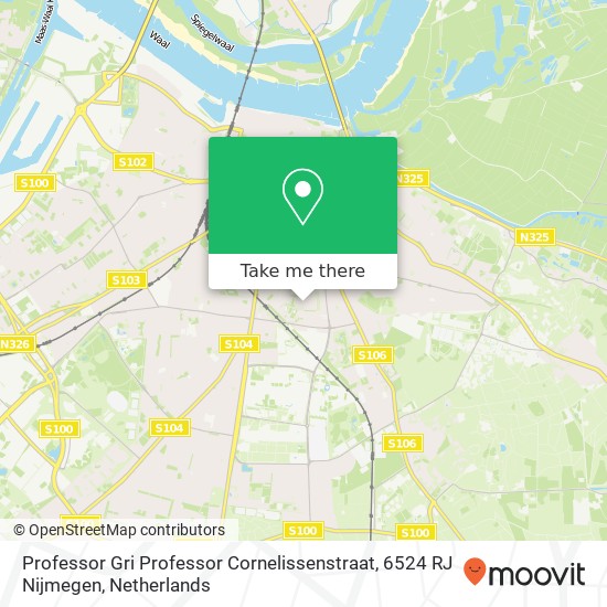 Professor Gri Professor Cornelissenstraat, 6524 RJ Nijmegen map