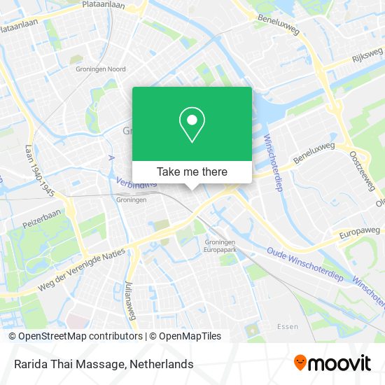 Rarida Thai Massage map