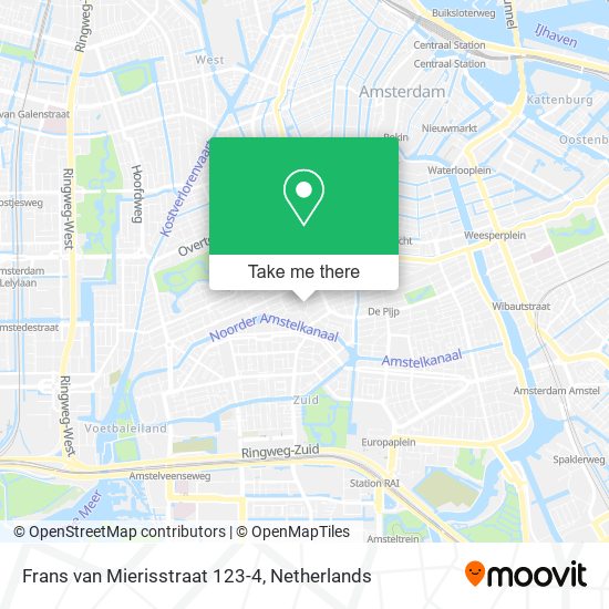 Frans van Mierisstraat 123-4 map