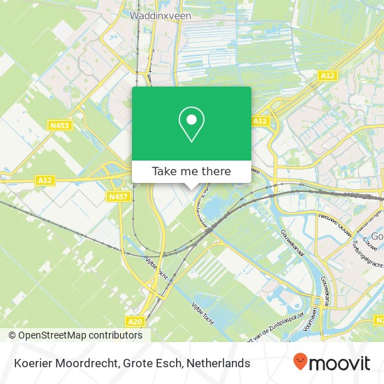 Koerier Moordrecht, Grote Esch map