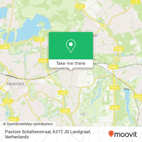 Pastoor Schattenstraat, 6372 JD Landgraaf map
