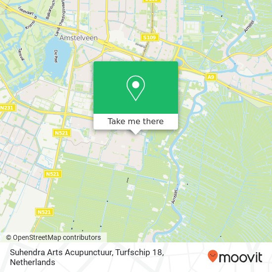 Suhendra Arts Acupunctuur, Turfschip 18 map