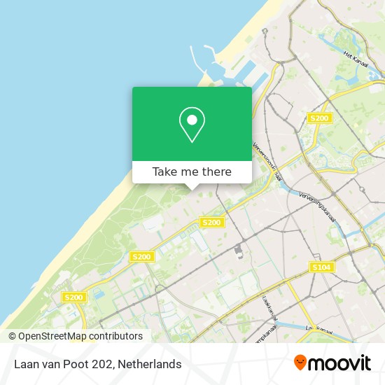 Laan van Poot 202 map