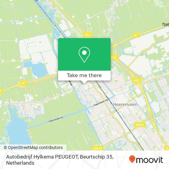 Autobedrijf Hylkema PEUGEOT, Beurtschip 35 map