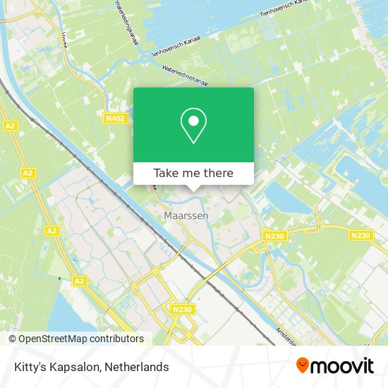 Kitty's Kapsalon map