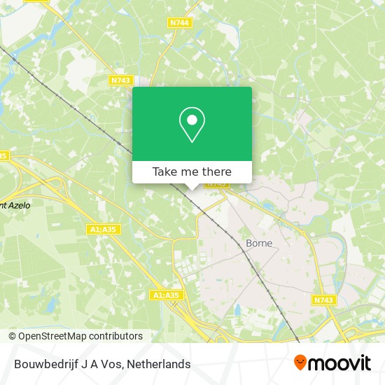 Bouwbedrijf J A Vos map