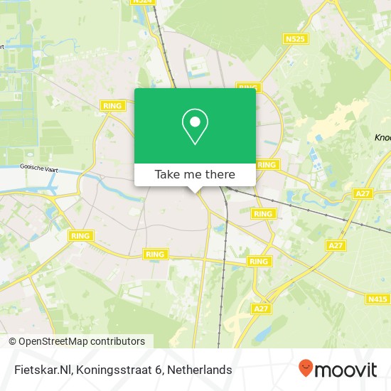 Fietskar.Nl, Koningsstraat 6 map