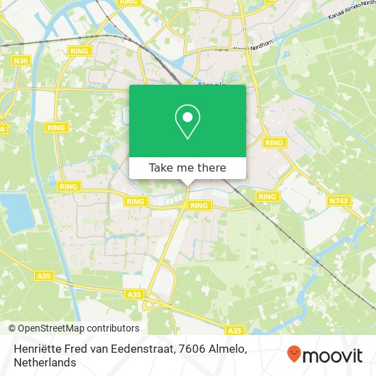 Henriëtte Fred van Eedenstraat, 7606 Almelo map