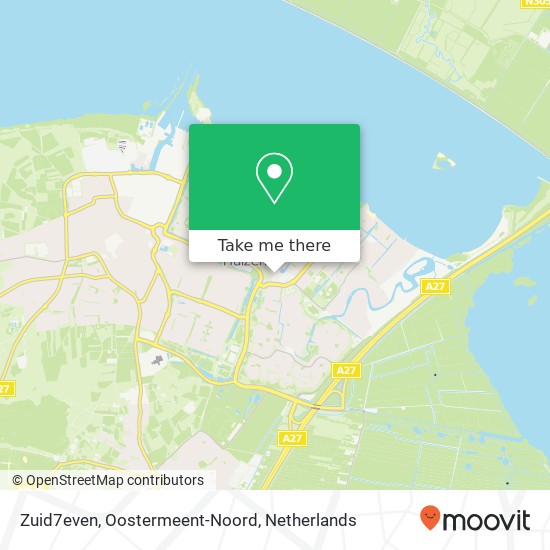 Zuid7even, Oostermeent-Noord map