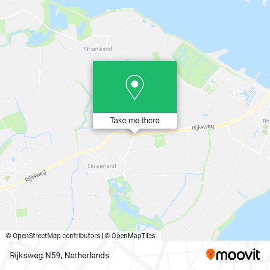 Rijksweg N59 Karte