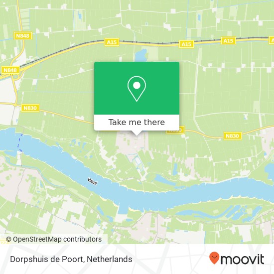 Dorpshuis de Poort map