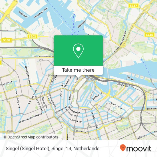 Singel (Singel Hotel), Singel 13 map