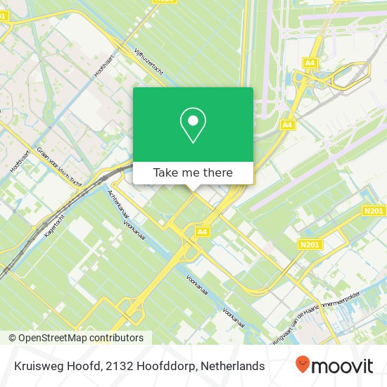Kruisweg Hoofd, 2132 Hoofddorp map