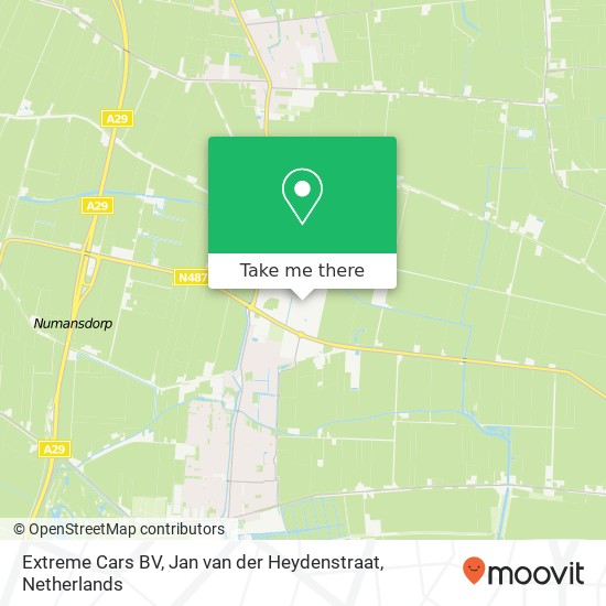 Extreme Cars BV, Jan van der Heydenstraat map