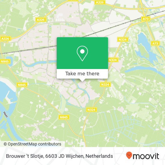 Brouwer 't Slotje, 6603 JD Wijchen map